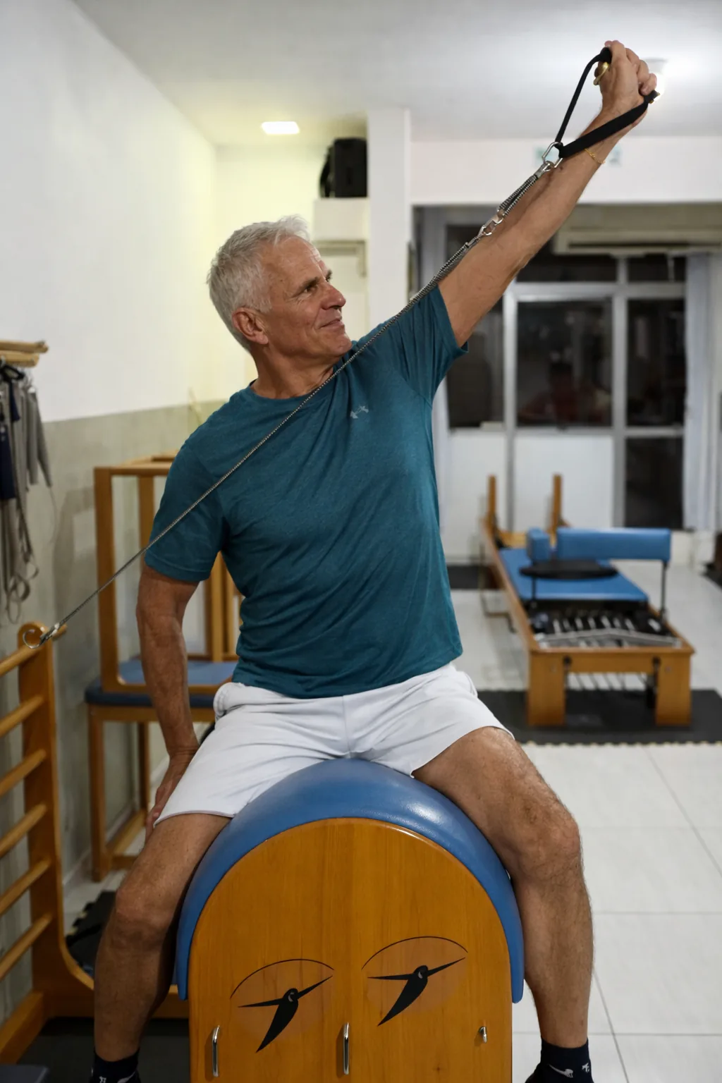 Marcos Lugli, fisioterapeuta e fundador do estúdio em São Vicente